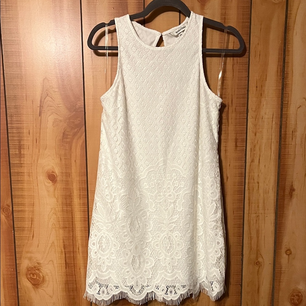 Speechless Ivory Lace Dress